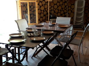 table cuisine yourte